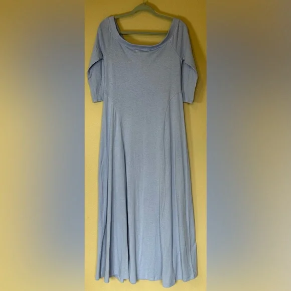 Free People Carrie Midi Dress in Blue Heron NWT Size Medium - Picture 3 of 7